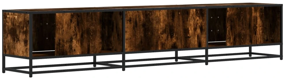 TV staliukas Televizoriaus spintelė, dūminio ąžuolo, 210x35x41cm, mediena
