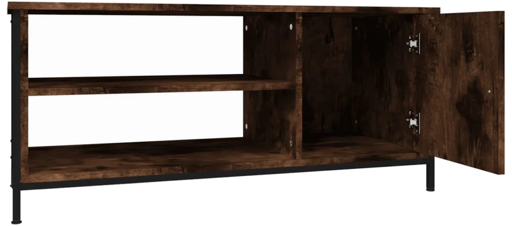 TV staliukas Televizoriaus spintelė, dūminio ąžuolo, 100x40x45cm, mediena