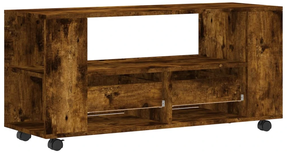 TV staliukas Televizoriaus spintelė, dūminio ąžuolo, 102x34,5x43cm, mediena