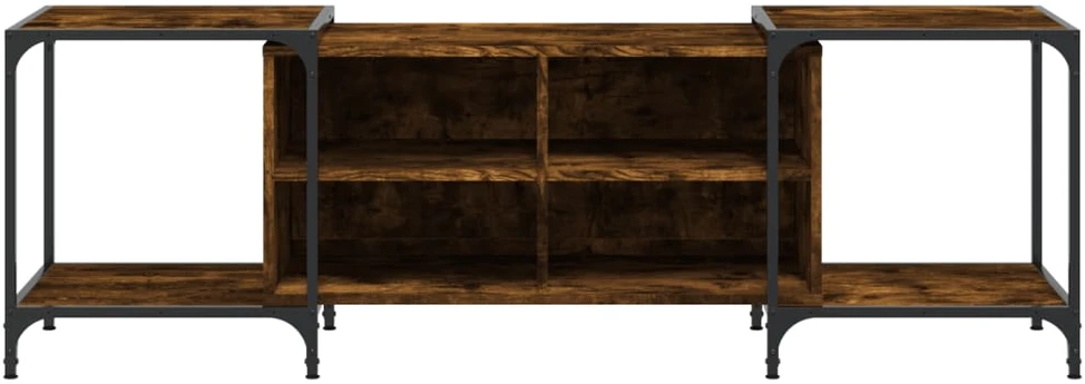 TV staliukas Televizoriaus spintelė, dūminio ąžuolo, 153x37x50cm, mediena