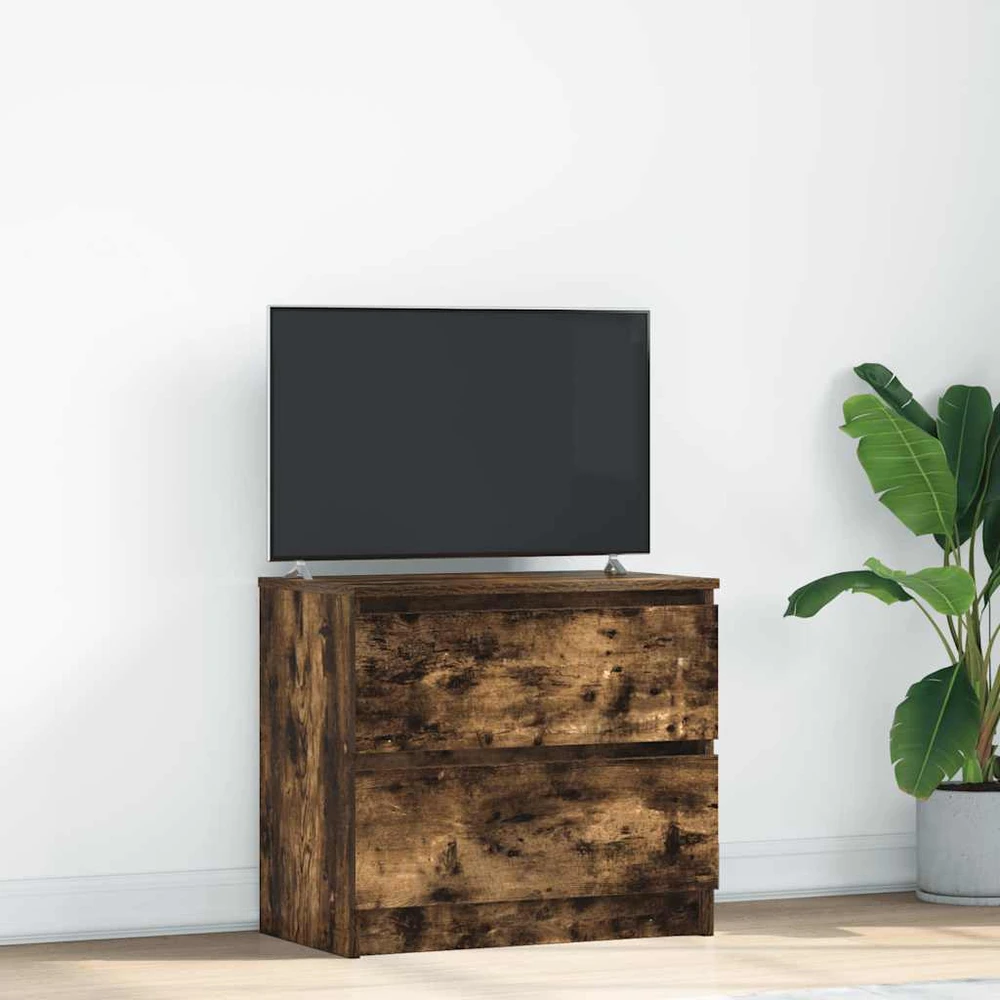 TV staliukas Televizoriaus spintelė, dūminio ąžuolo, 60x35x54 cm, mediena