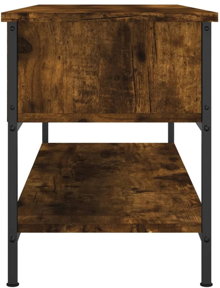 TV staliukas Televizoriaus spintelė, dūminio ąžuolo, 100x35x45cm, mediena