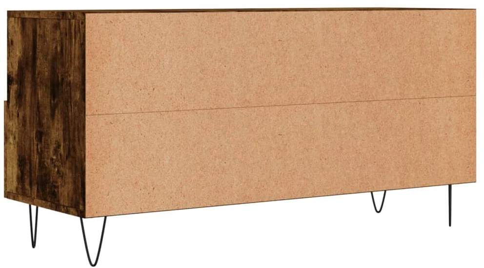TV staliukas Televizoriaus spintelė, dūminio ąžuolo, 102x36x50cm, mediena