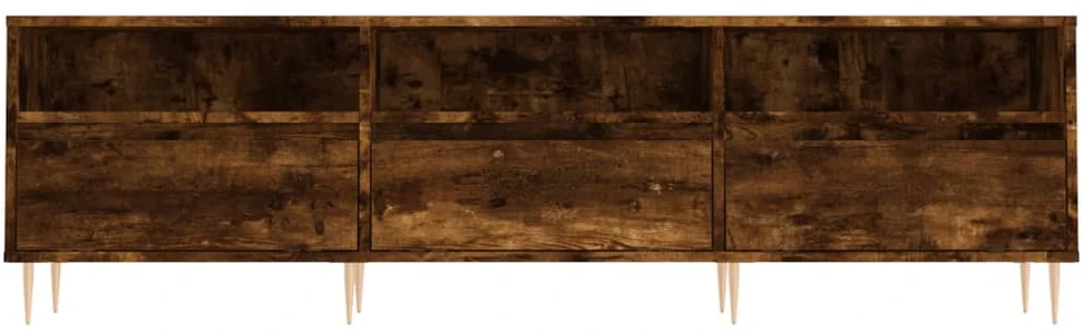 TV staliukas Televizoriaus spintelė, dūminio ąžuolo, 150x30x44,5cm, mediena