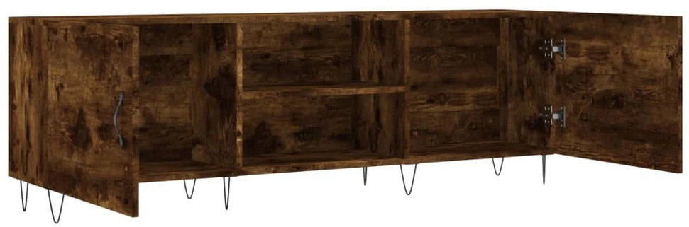 TV staliukas Televizoriaus spintelė, dūminio ąžuolo, 150x30x50cm, mediena