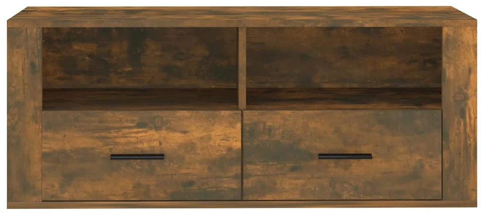TV staliukas Televizoriaus spintelė, dūminio ąžuolo, 100x35x40cm, mediena