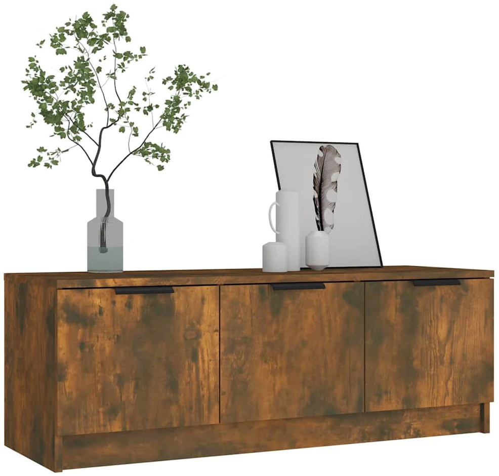 TV staliukas Televizoriaus spintelė, dūminio ąžuolo, 102x35x36,5cm, mediena
