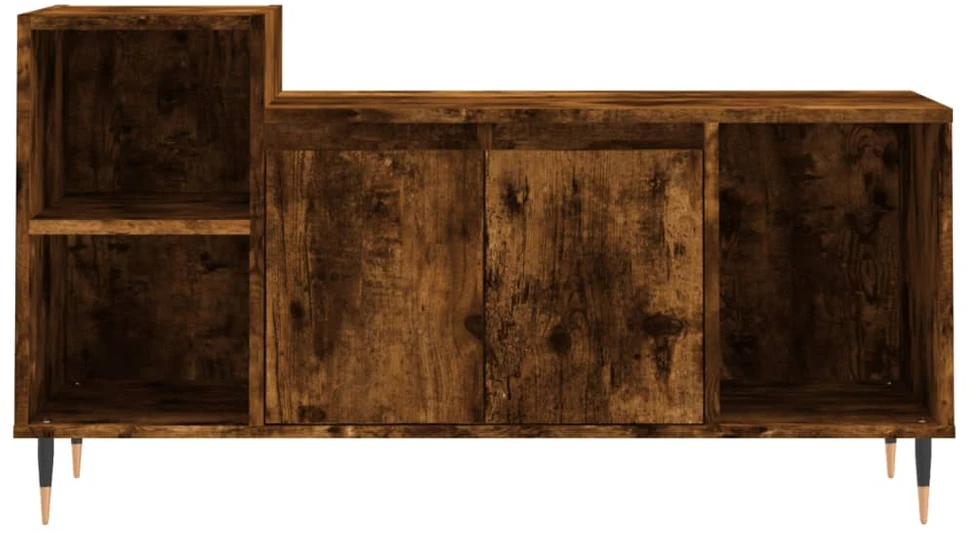 TV staliukas Televizoriaus spintelė, dūminio ąžuolo, 100x35x55cm, mediena
