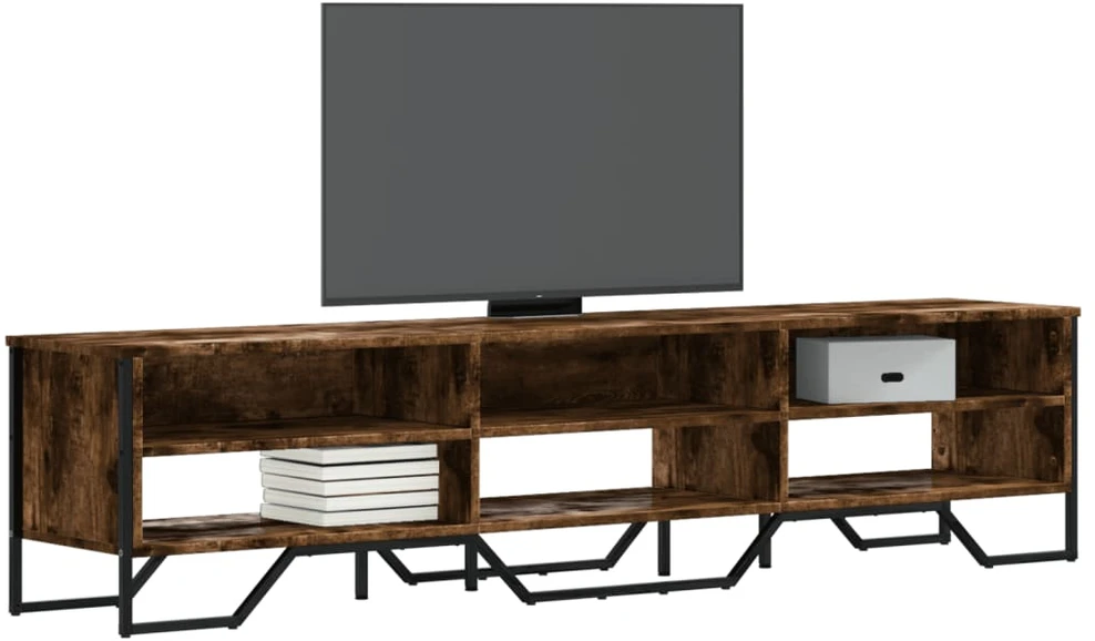 TV staliukas Televizoriaus spintelė, dūminio ąžuolo, 180x34x41cm, mediena
