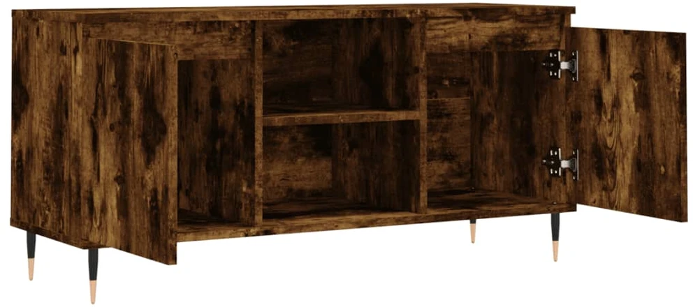 TV staliukas Televizoriaus spintelė, dūminio ąžuolo, 104x35x50cm, mediena