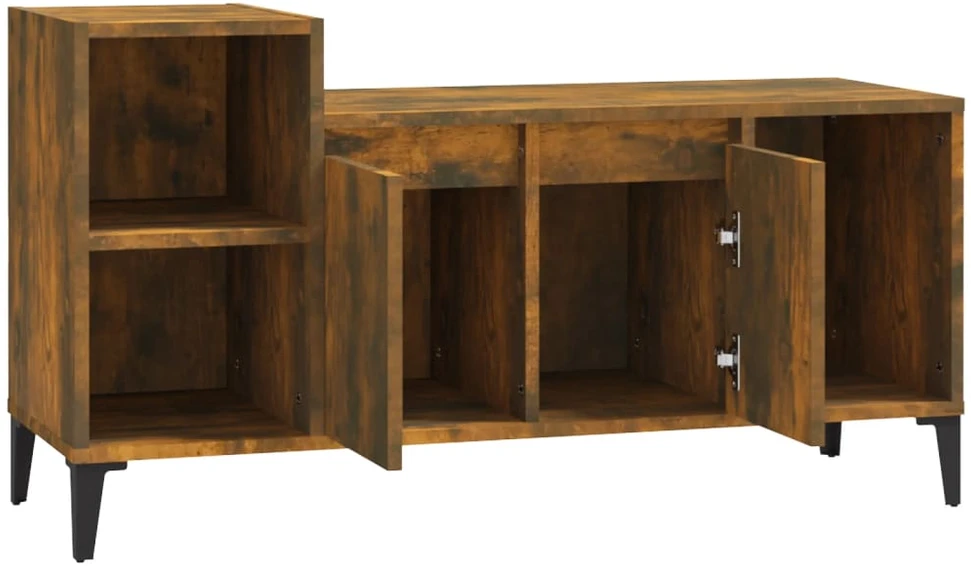 TV staliukas Televizoriaus spintelė, dūminio ąžuolo, 100x35x55cm, mediena