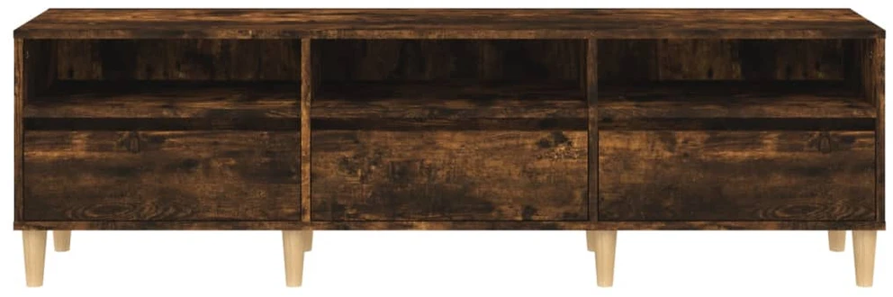 TV staliukas Televizoriaus spintelė, dūminio ąžuolo, 150x30x44,5cm, mediena
