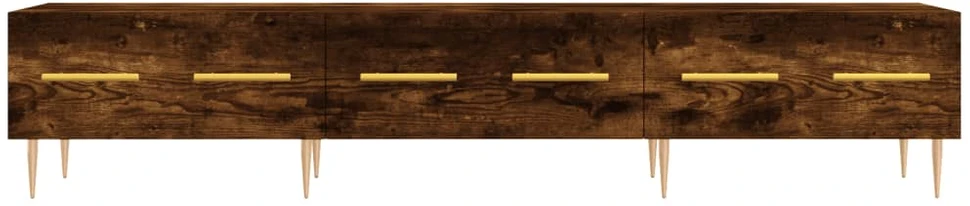 TV staliukas Televizoriaus spintelė, dūminio ąžuolo, 150x36x30cm, mediena