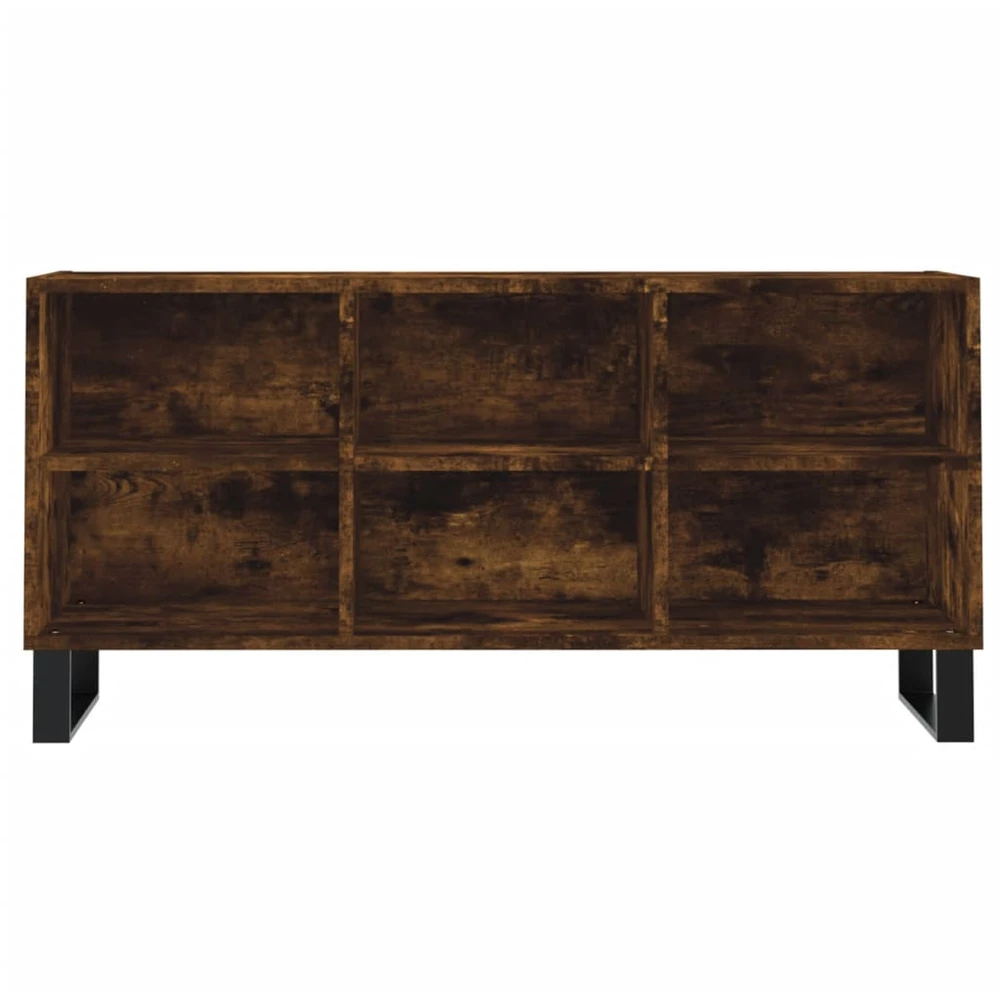 TV staliukas Televizoriaus spintelė, dūminio ąžuolo, 103,5x30x50cm, mediena