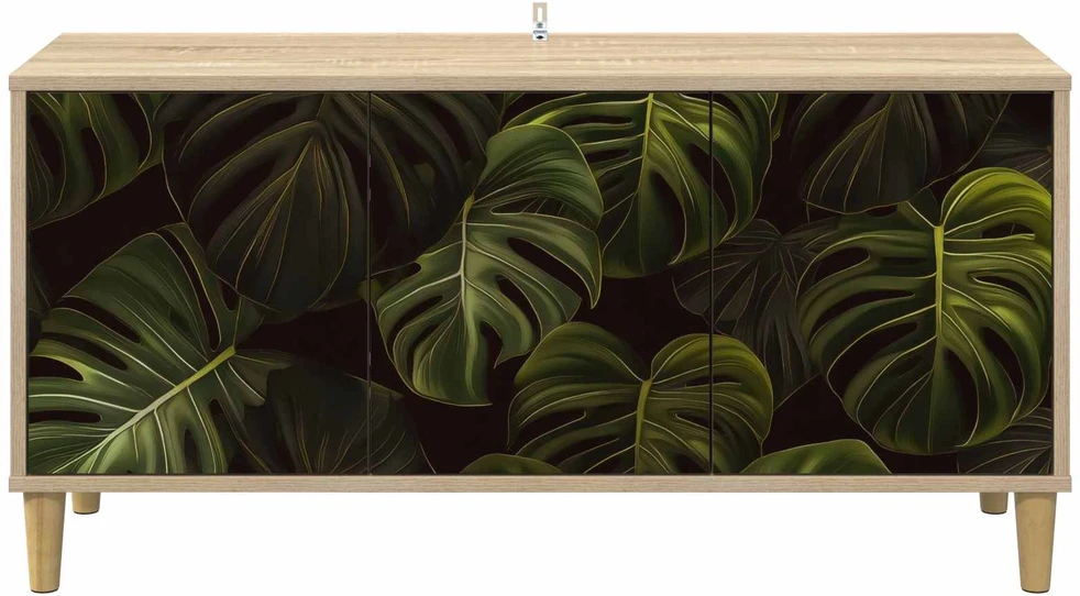 TV staliukas Televizoriaus spintelė ELBURG 102 x 33 x 50 cm Sonoma ąžuolo