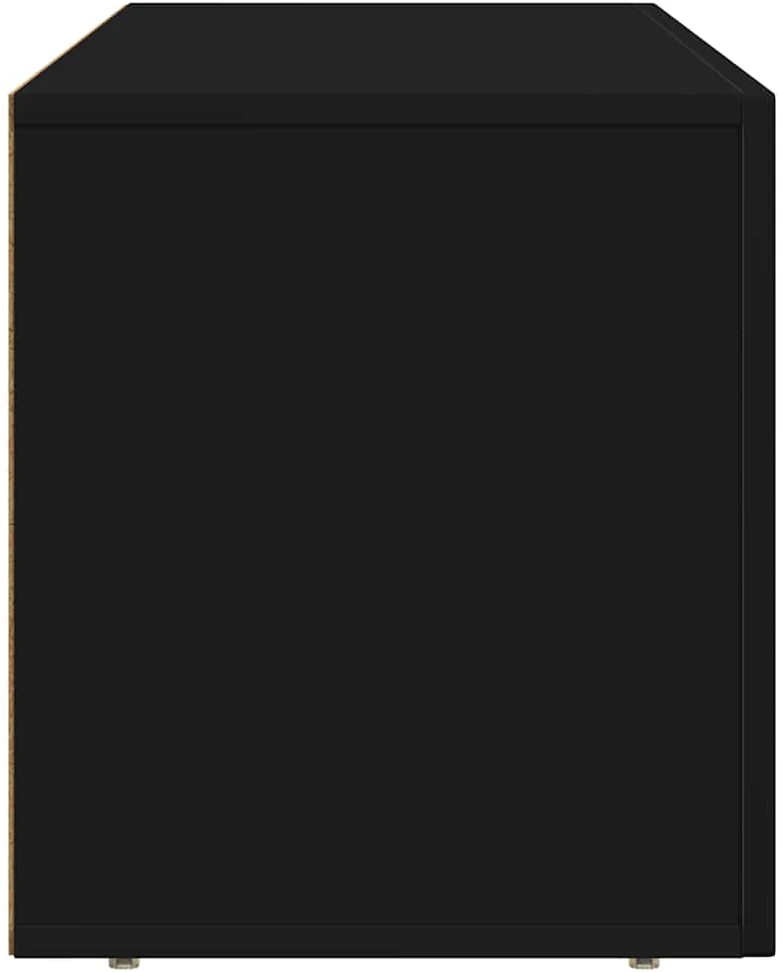 TV staliukas Televizoriaus spintelė ELST 100 x 35 x 40 cm Juoda