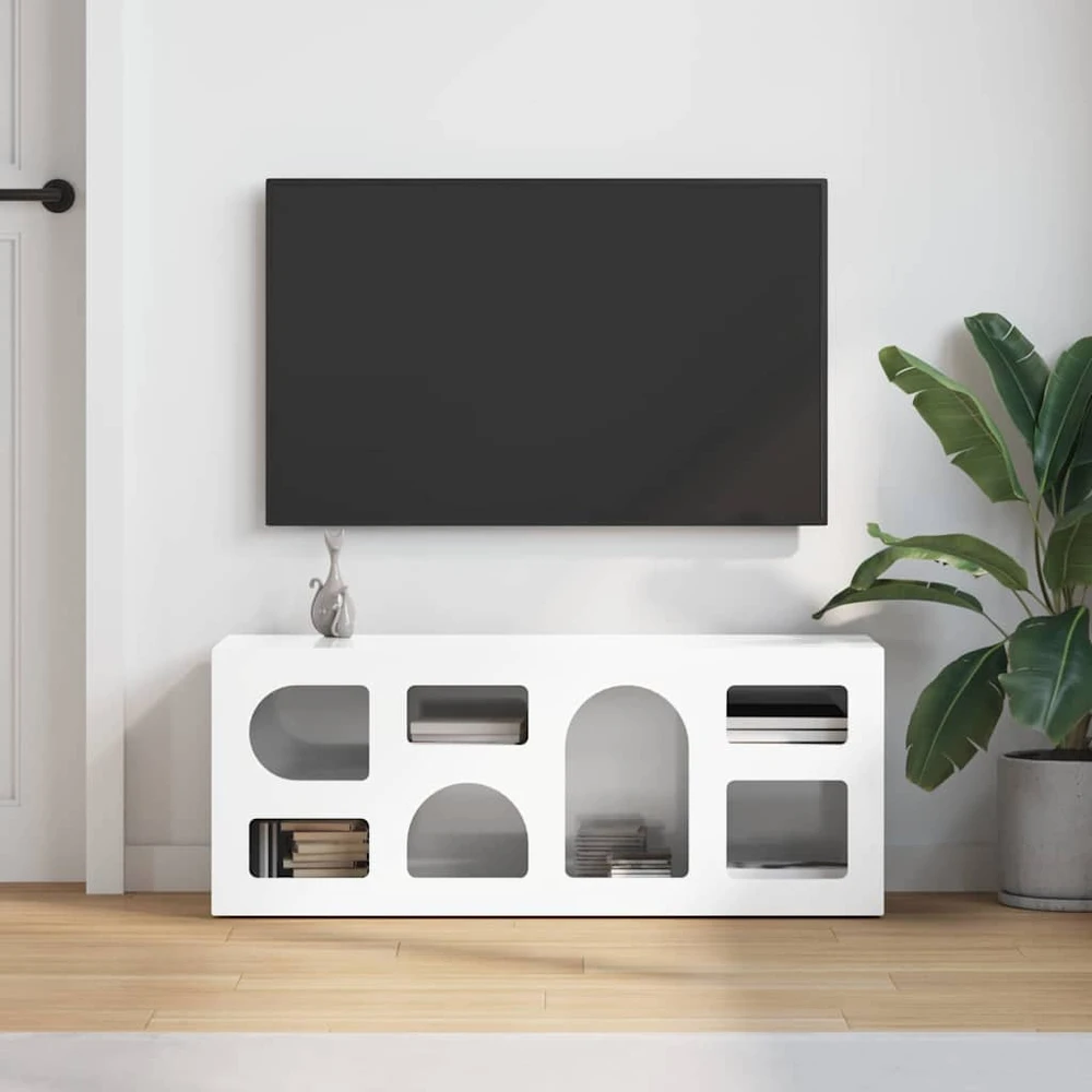 TV staliukas Televizoriaus spintelė ELST 100 x 35 x 40 cm Apdirbta mediena