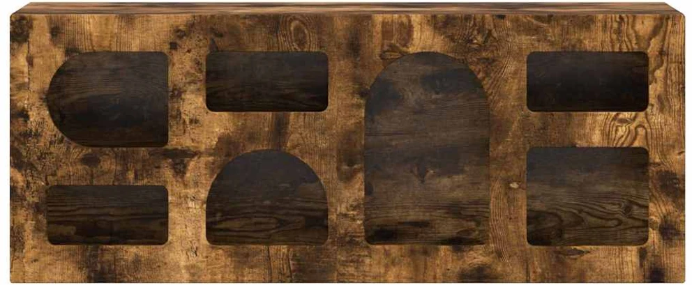 TV staliukas Televizoriaus spintelė ELST 100 x 35 x 40 cm Rūkyta ąžuolas