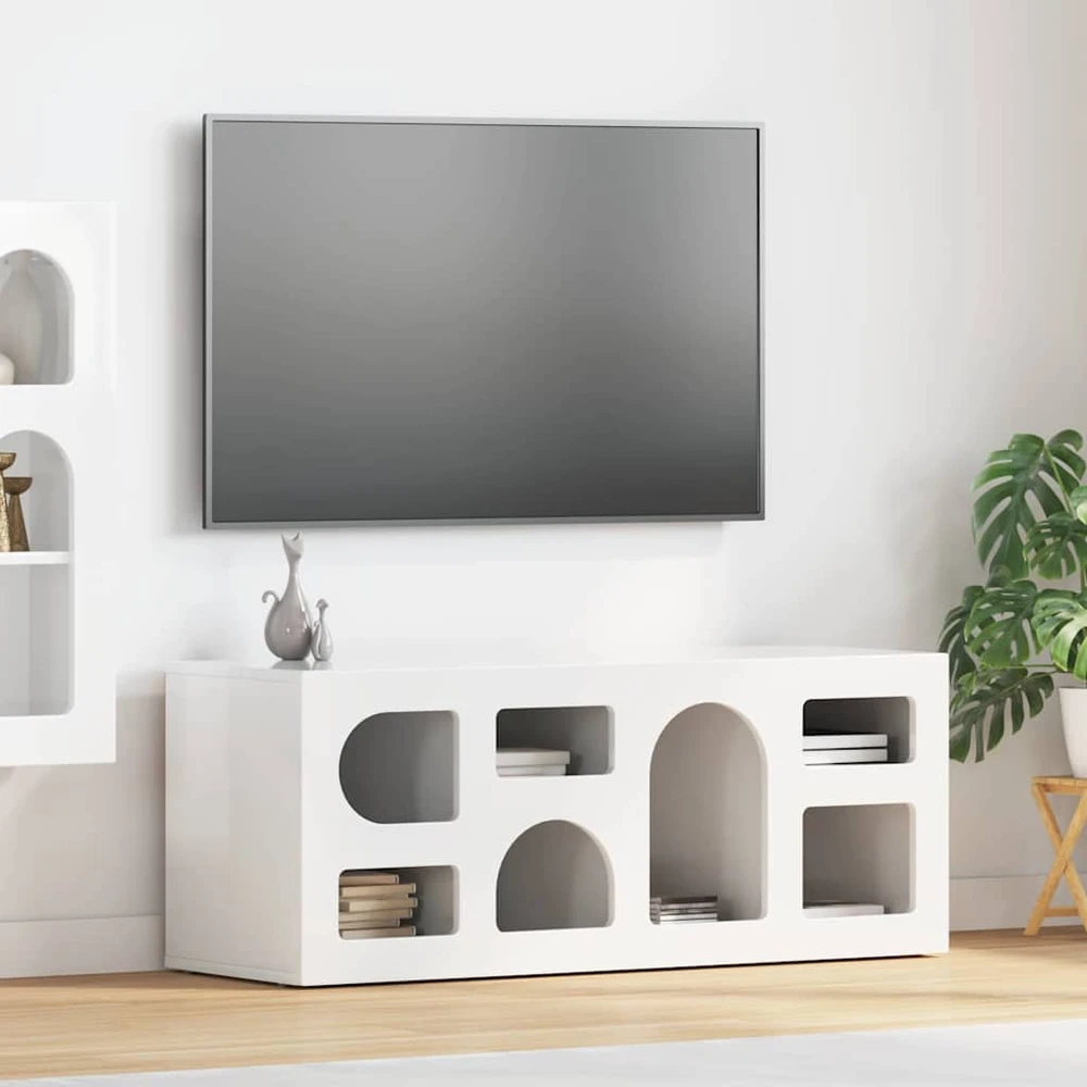 TV staliukas Televizoriaus spintelė ELST 100 x 35 x 40 cm Apdirbta mediena