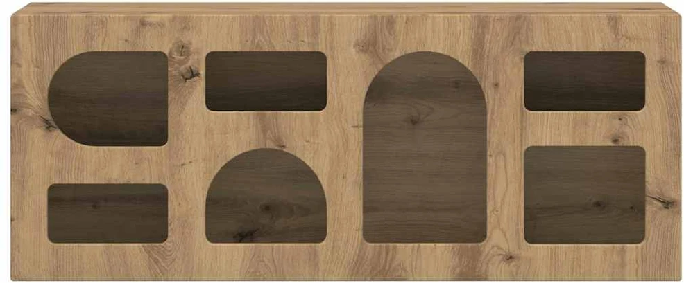 TV staliukas Televizoriaus spintelė ELST 100 x 35 x 40 cm Amatininkų ąžuolas