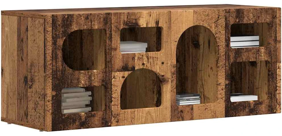 TV staliukas Televizoriaus spintelė ELST 100 x 35 x 40 cm Senas medis