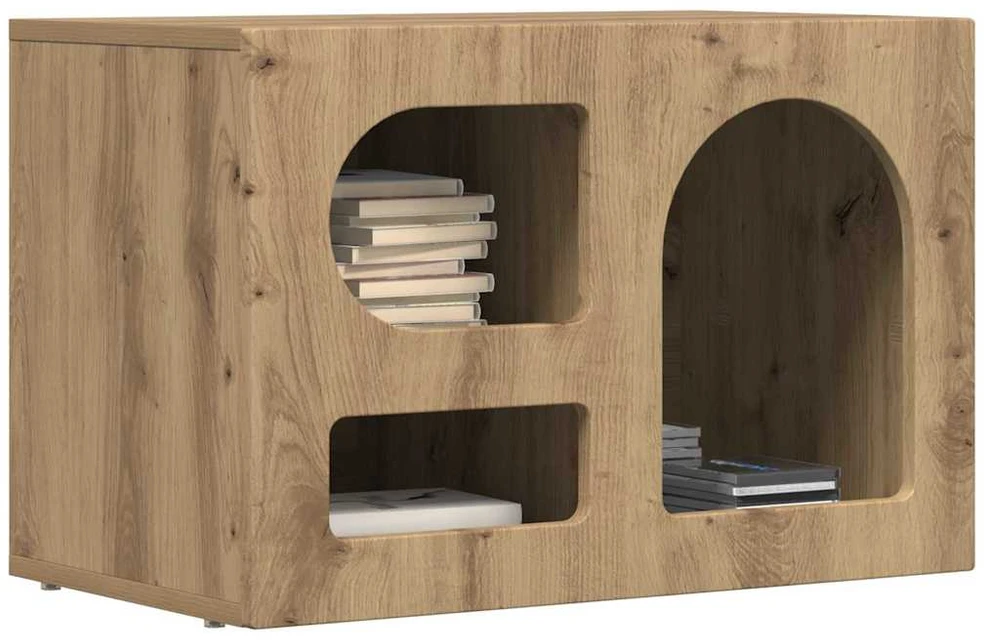 TV staliukas Televizoriaus spintelė ELST 60 x 35 x 40 cm Amatininkų ąžuolas