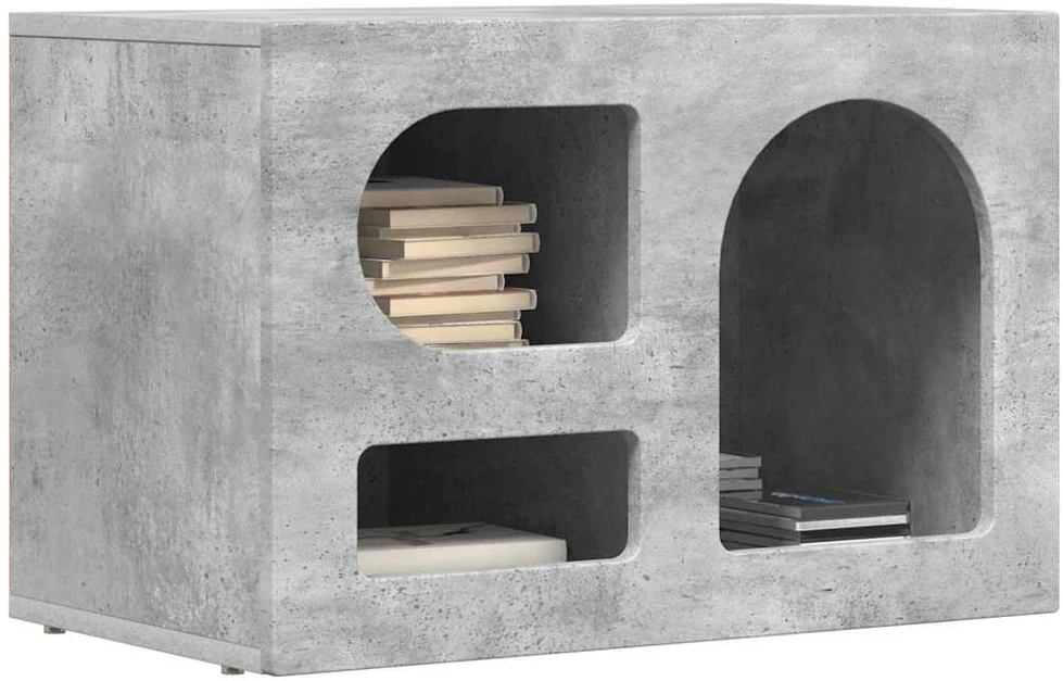TV staliukas Televizoriaus spintelė ELST 60 x 35 x 40 cm Betono pilka