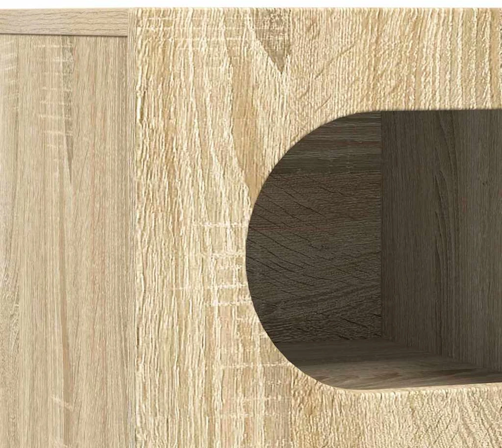 TV staliukas Televizoriaus spintelė ELST 60 x 35 x 40 cm Sonoma ąžuolas