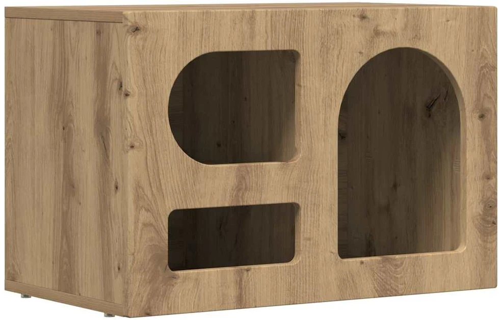 TV staliukas Televizoriaus spintelė ELST 60 x 35 x 40 cm Amatininkų ąžuolas