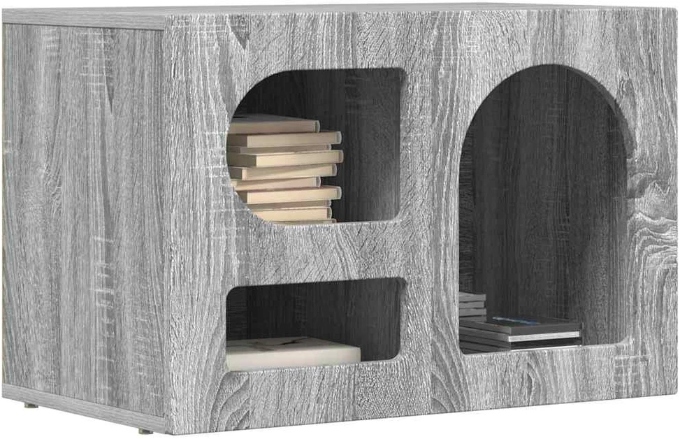 TV staliukas Televizoriaus spintelė ELST 60 x 35 x 40 cm Pilkas Sonoma