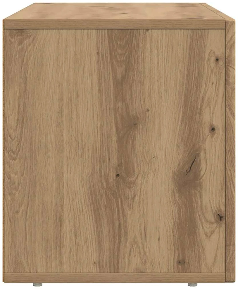TV staliukas Televizoriaus spintelė ELST 80 x 35 x 40 cm Amatininkų ąžuolas