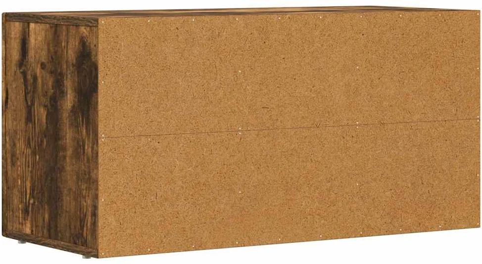TV staliukas Televizoriaus spintelė ELST 80 x 35 x 40 cm Rūkyta ąžuolas