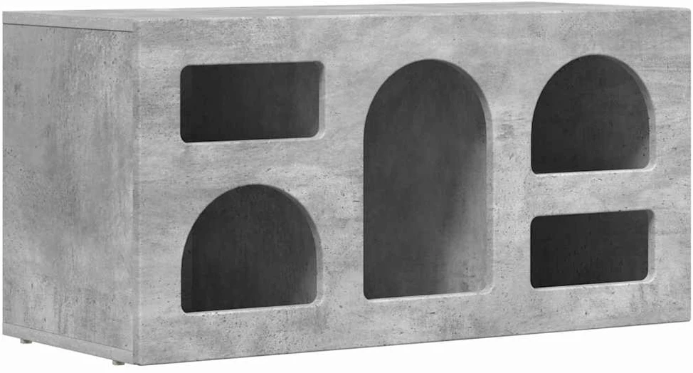 TV staliukas Televizoriaus spintelė ELST 80 x 35 x 40 cm Betono pilka