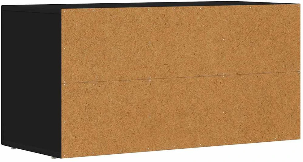 TV staliukas Televizoriaus spintelė ELST 80 x 35 x 40 cm Juoda
