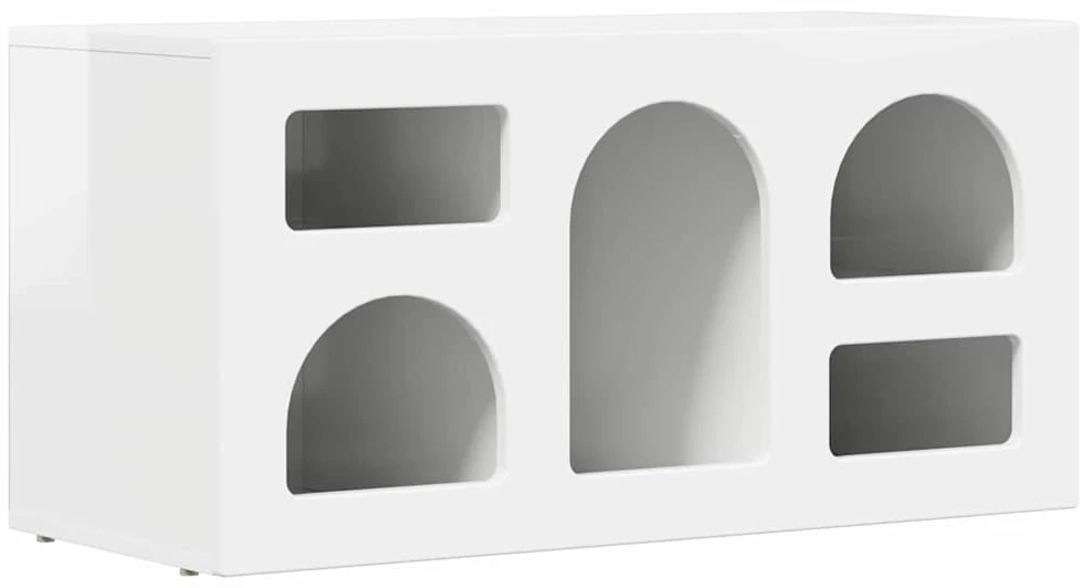 TV staliukas Televizoriaus spintelė ELST 80 x 35 x 40 cm Apdirbta mediena