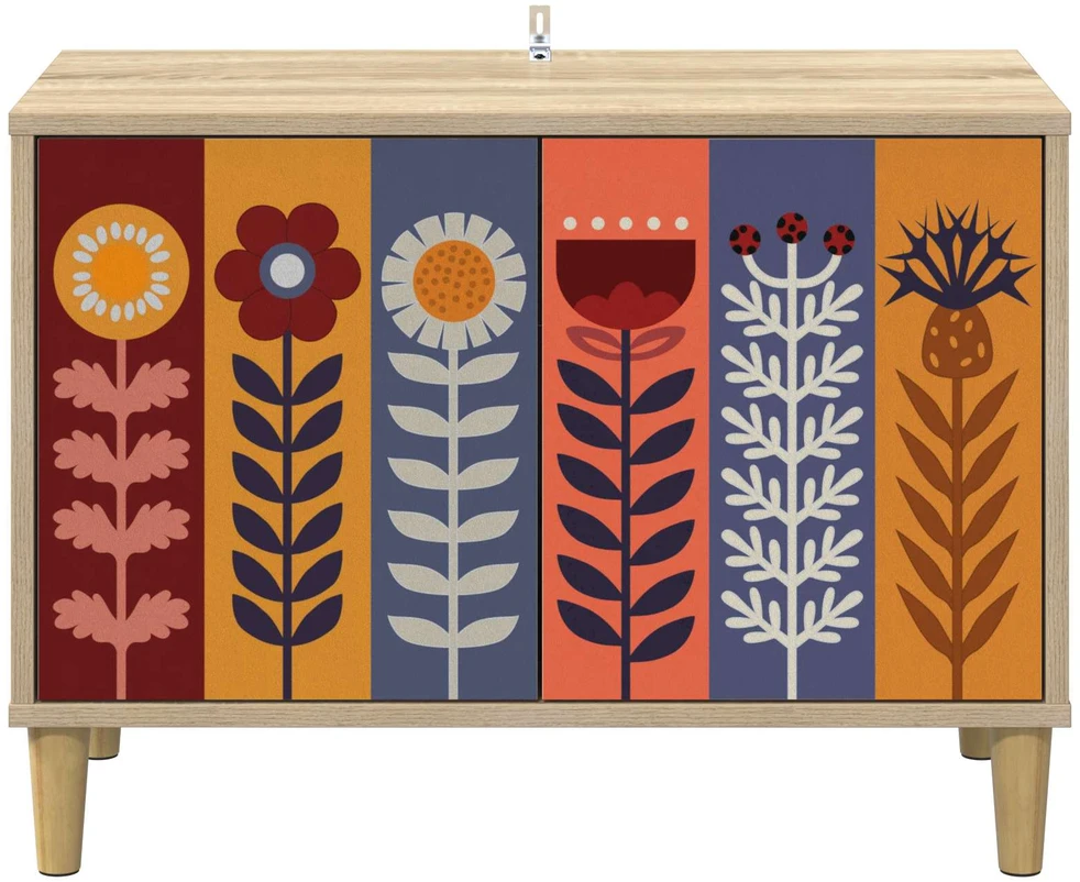 TV staliukas Televizoriaus spintelė ESSEN 69 x 33 x 50 cm Sonoma ąžuolo