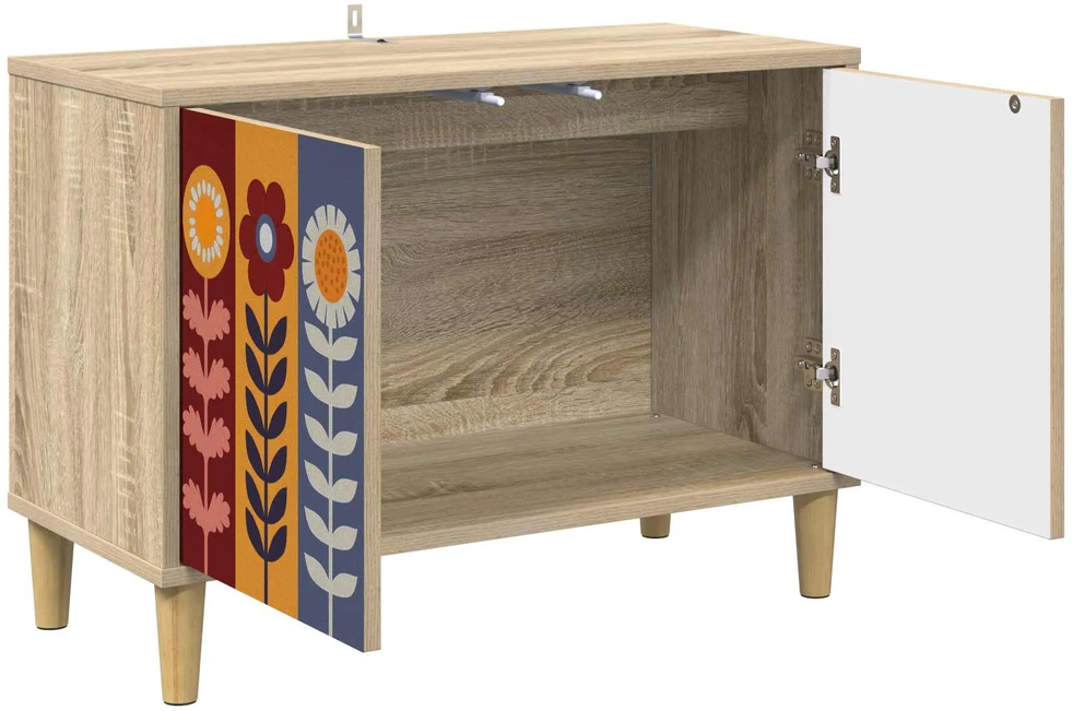 TV staliukas Televizoriaus spintelė ESSEN 69 x 33 x 50 cm Sonoma ąžuolo