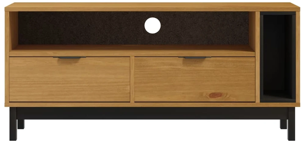 TV staliukas Televizoriaus spintelė FLAM, 110x40x50cm, pušies masyvas