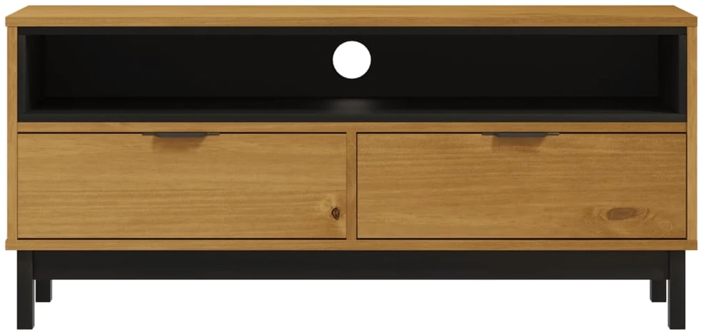 TV staliukas Televizoriaus spintelė FLAM, 110x40x50cm, pušies masyvas