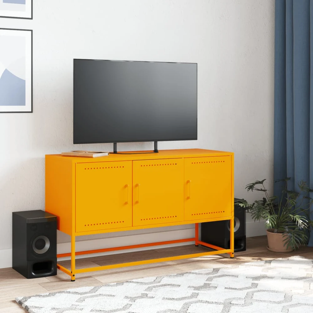 TV staliukas Televizoriaus spintelė, garstyčių, 100,5x39x60,5cm, plienas
