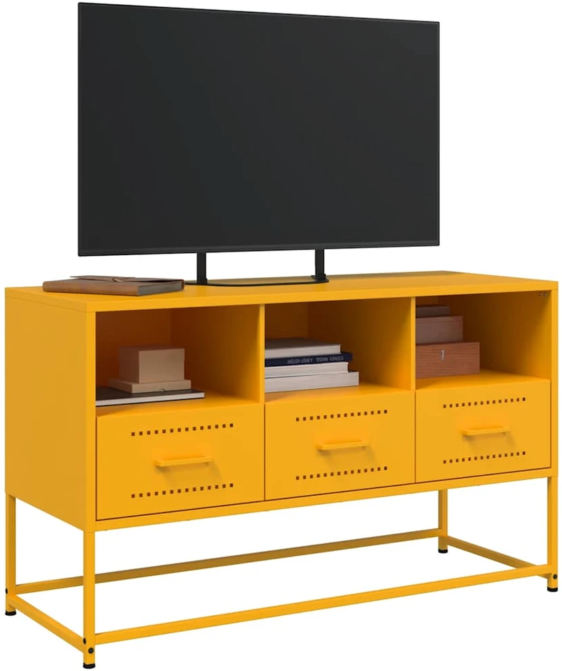 TV staliukas Televizoriaus spintelė, garstyčių, 100,5x39x60,5cm, plienas