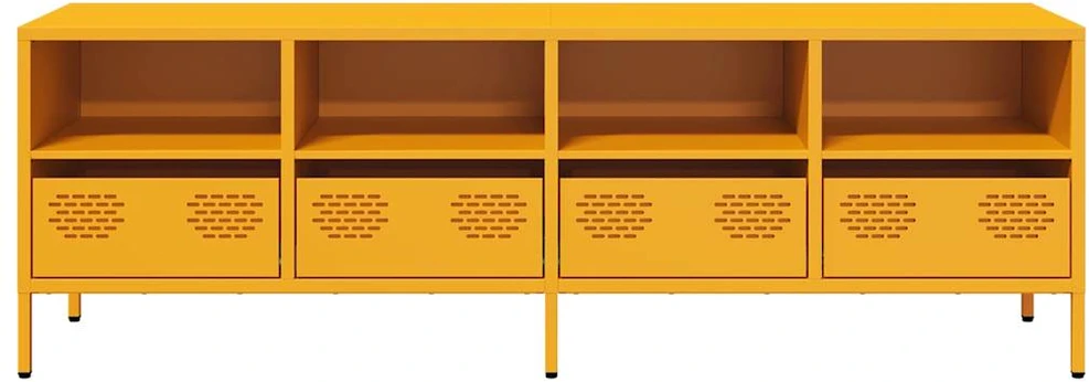 TV staliukas Televizoriaus spintelė, garstyčių, 135x39x43,5cm, plienas