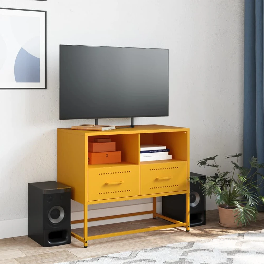 TV staliukas Televizoriaus spintelė, garstyčių, 68x39x60,5cm, plienas