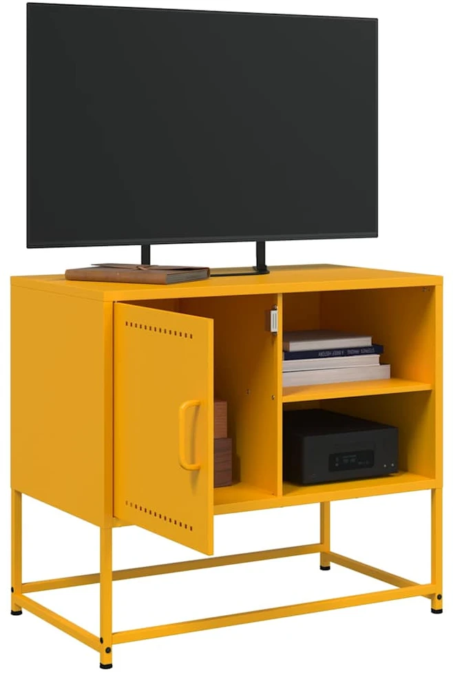 TV staliukas Televizoriaus spintelė, garstyčių, 68x39x60,5cm, plienas