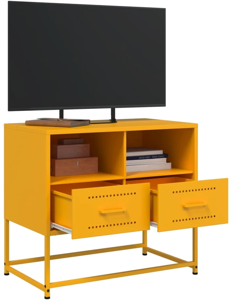 TV staliukas Televizoriaus spintelė, garstyčių, 68x39x60,5cm, plienas