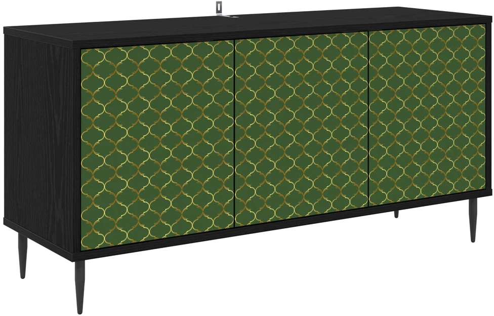 TV staliukas Televizoriaus spintelė GELEEN 102 x 33 x 51 cm Juodojo ąžuolo