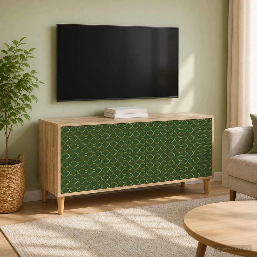 TV staliukas Televizoriaus spintelė GELEEN 102 x 33 x 50 cm Sonoma ąžuolo
