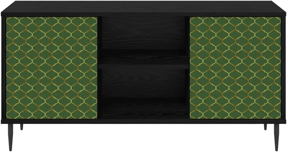 TV staliukas Televizoriaus spintelė GELEEN 102 x 33 x 51 cm Juodojo ąžuolo