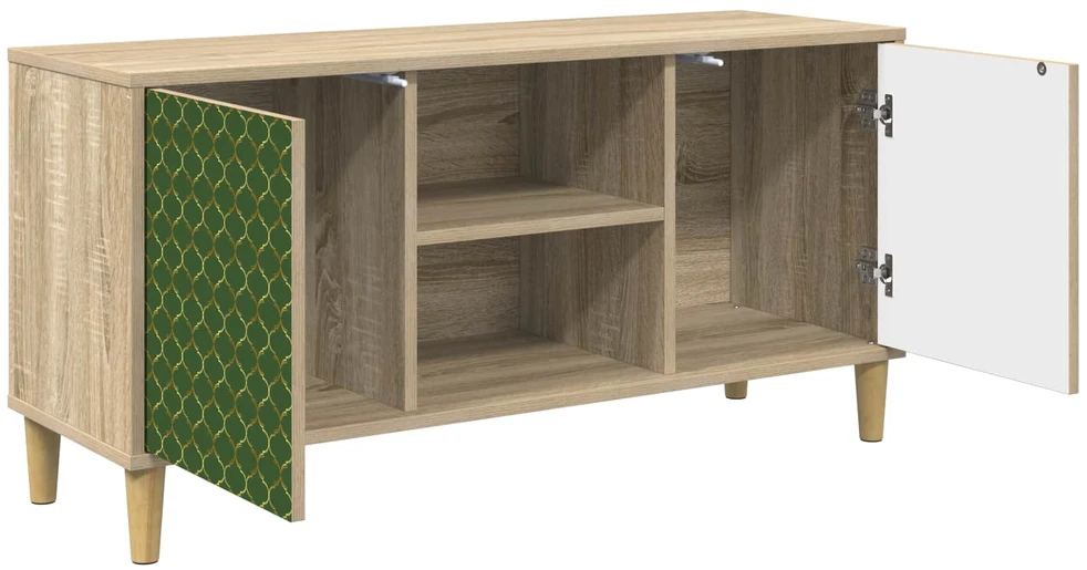 TV staliukas Televizoriaus spintelė GELEEN 102 x 33 x 50 cm Sonoma ąžuolo