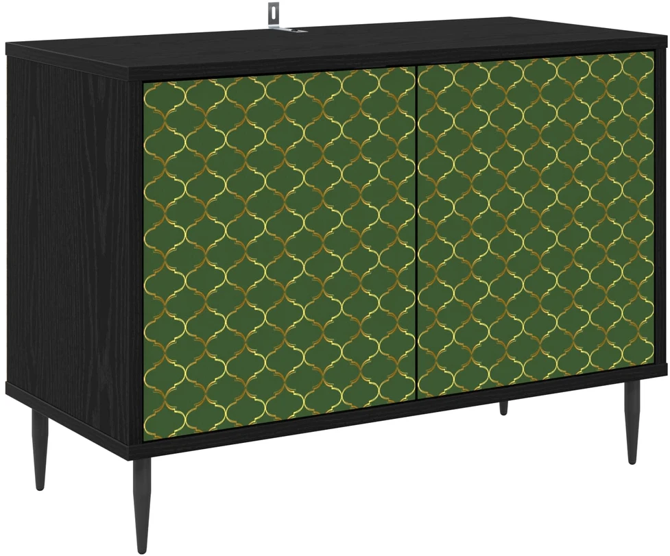 TV staliukas Televizoriaus spintelė GELEEN 69 x 33 x 50,5 cm Juodojo ąžuolo